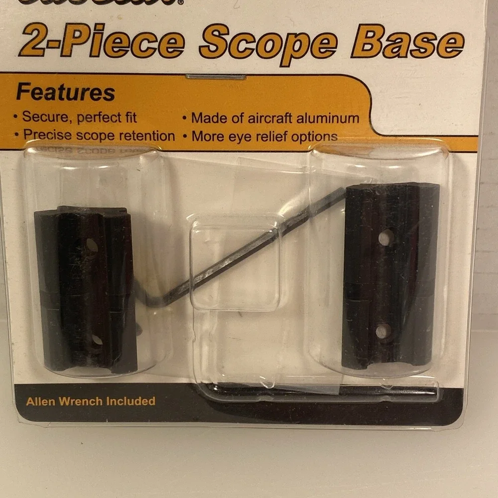 Cabela's 2 Piece Scope Base For Winchester 70 Matte Black Aluminum NIP